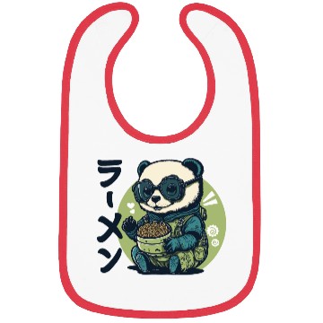 Discover Panda Ramen Cute Kawaii Bibs