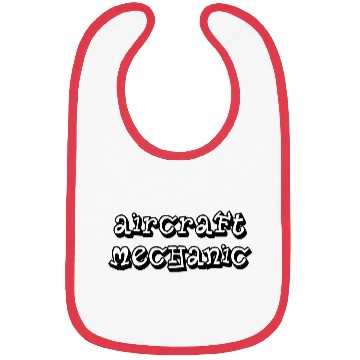 Discover Aircraft Mechanic Simple Bibs