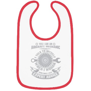 Discover I m An Aircraft Mechanic Bibs