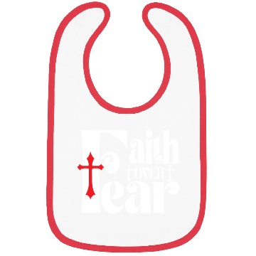 Discover Faith Over Fear Love Jesus Christian Christmas Bibs