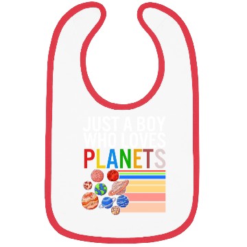 Discover Solar System Bibs, Just A Boy Who Loves Planets
