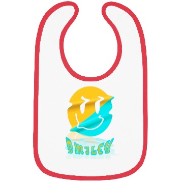 Discover Smile Face Bibs
