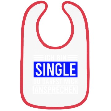 Discover I'm Single! Funny Solo Single Men Bachelor Bibs