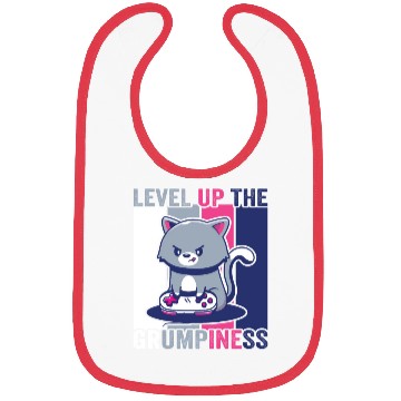 Discover Gaming, Gaming, Video Game, Grumpy Cat Gamer Bibs