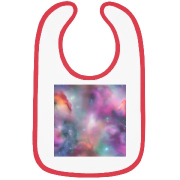 Discover Galaxy nebula abstract design Bibs