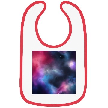 Discover Galaxy nebula abstract design Bibs