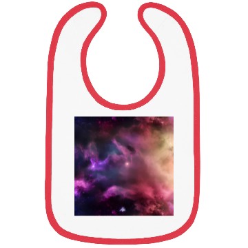 Discover Galaxy nebula abstract design Bibs