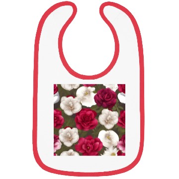 Discover Flower floral design Bibs
