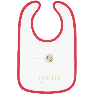 Discover Gemini Star Constellation Zodiac Minimalist Bibs