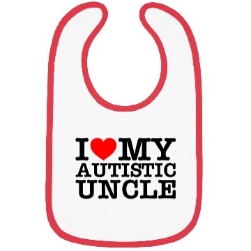 Discover I Love My Autistic Uncle Bibs