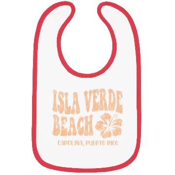 Discover Isla Verde beach Carolina Puerto Rico Bibs