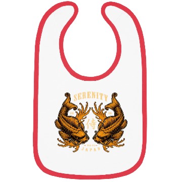 Discover Double Pisces Serenity Koi Bibs