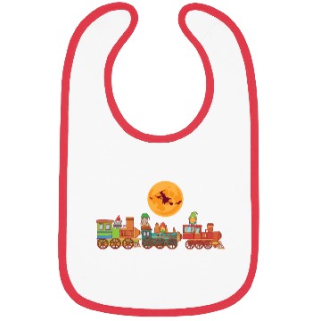 Discover Spooky Halloween Ghost Train Gnomes Boo Trick Or Bibs