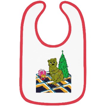 Discover Cat Christmas Light Bibs Funny Cat Lover
