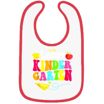Discover Team Kindergarten Teacher Student Funny Back To Bibs