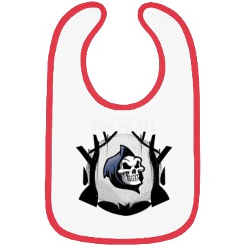 Discover Death Comes For Us All Bibs