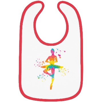 Discover Ballet Dancer Colorsplash Ballerina Bibs