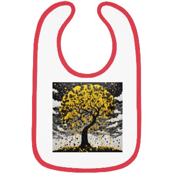 Discover black tree and Wonderful yellow foliage Bibs