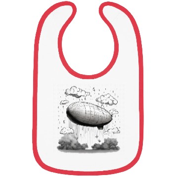 Discover white balloon Bibs