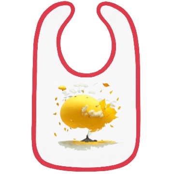 Discover yellow blimp Bibs