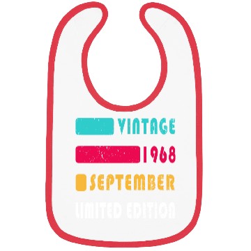 Discover september 1968 Anniversary september 1968 septembe Bibs