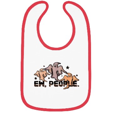 Discover Ew People Ghost Halloween Bibs