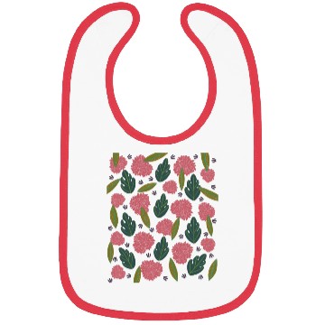 Discover Pink Spring Blossom Bibs
