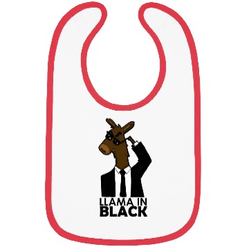 Discover Llama In Black Bibs