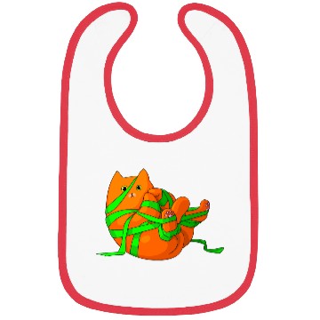 Discover Cat With Ribbon Bibs
