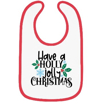 Discover Holly Jolly Christmas Bibs