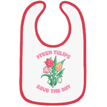 Discover Tulip Gardening Cute Bibs