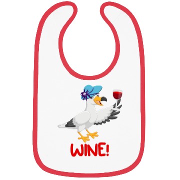 Discover Seagull Bibs Wine Lover North German Seagulls