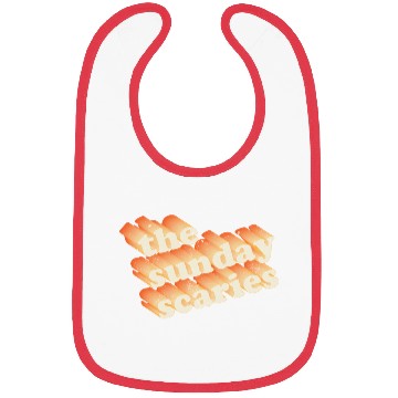 Discover Sunday Scaries Typography Bibs