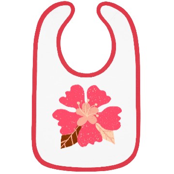 Discover Hot Pink Hibiscus Flower Bibs