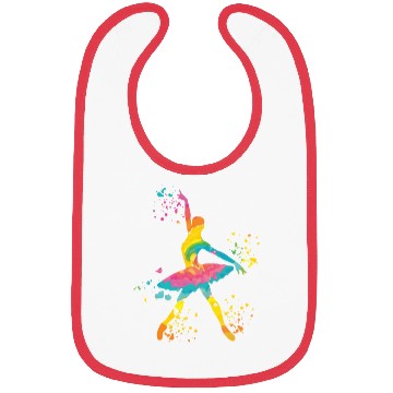 Discover Ballet Dancer Colorsplash Ballerina Bibs