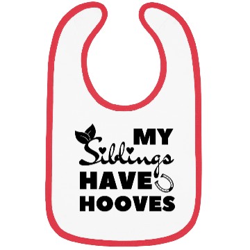 Discover My Siblings Have Hooves Cute Farm Bibs