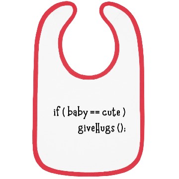 Discover Cute Programmer Baby, Developer Mommy and Daddy Bibs