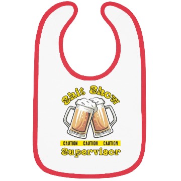 Discover Shit Show Supervisor Bibs