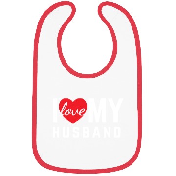 Discover I love My husband Bibs