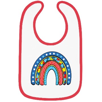 Discover Autism Rainbow Bibs