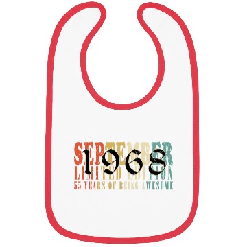 Discover september 1968 Anniversary september 1968 septembe Bibs