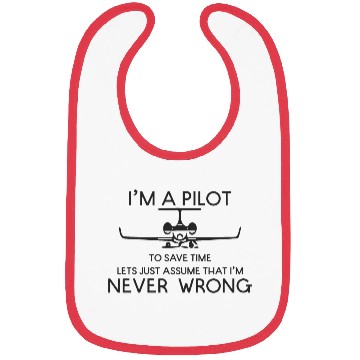 Discover Pilots are always right Bibs