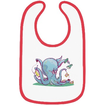 Discover Octopus Crocheting Bibs