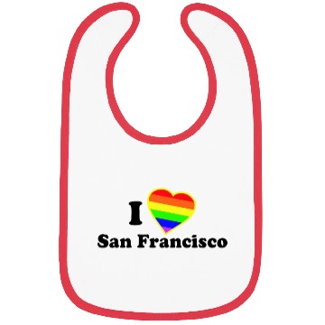 Discover I Love San Francisco Bibs
