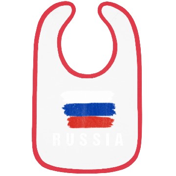 Discover Painted Russia Flag Russian Flag Fan Bibs