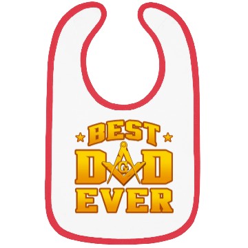 Discover Best Dad Ever Freemason Bibs