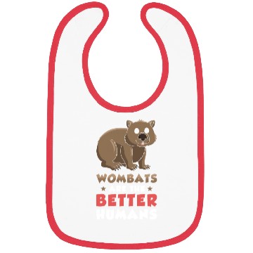 Discover Wombat Australian Animal Lover Bibs