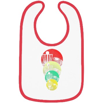 Discover Retro Frisbee Disc Golf Bibs