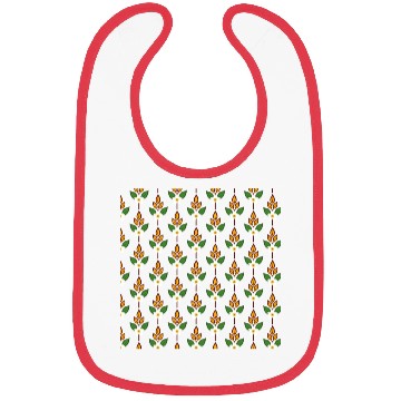 Discover natural flower pattern Bibs