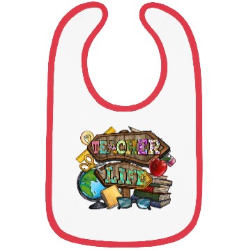 Discover Teacher Life Bibs
